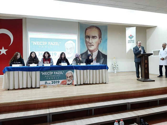 KASTAMONU ANADOLU MEKTEBİ NECİP FAZIL' I ANLATTI