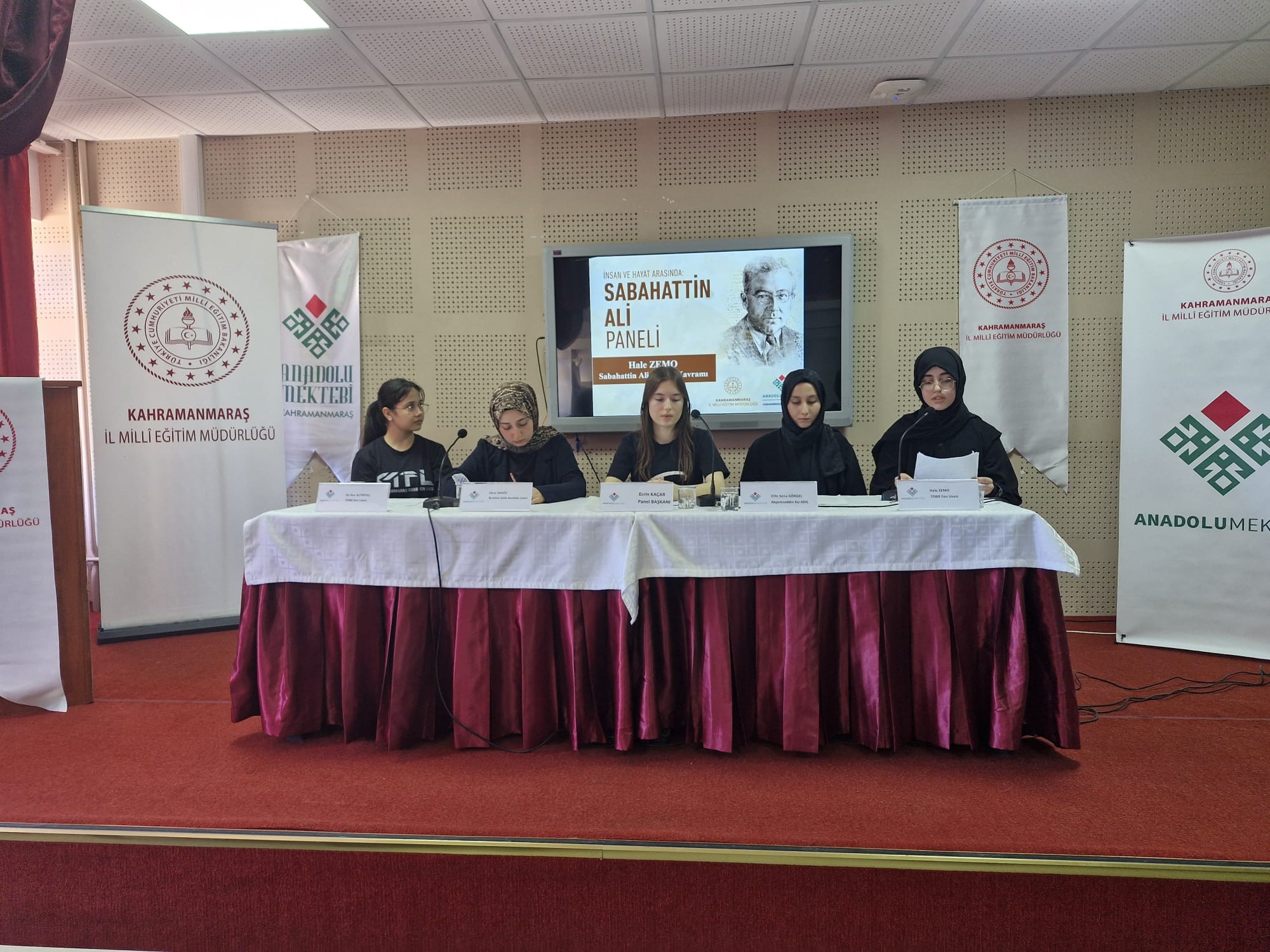 ANADOLU MEKTEBİ SABAHATTİN ALİ KAHRAMANMARAŞ İL PANELİ YAPILDI