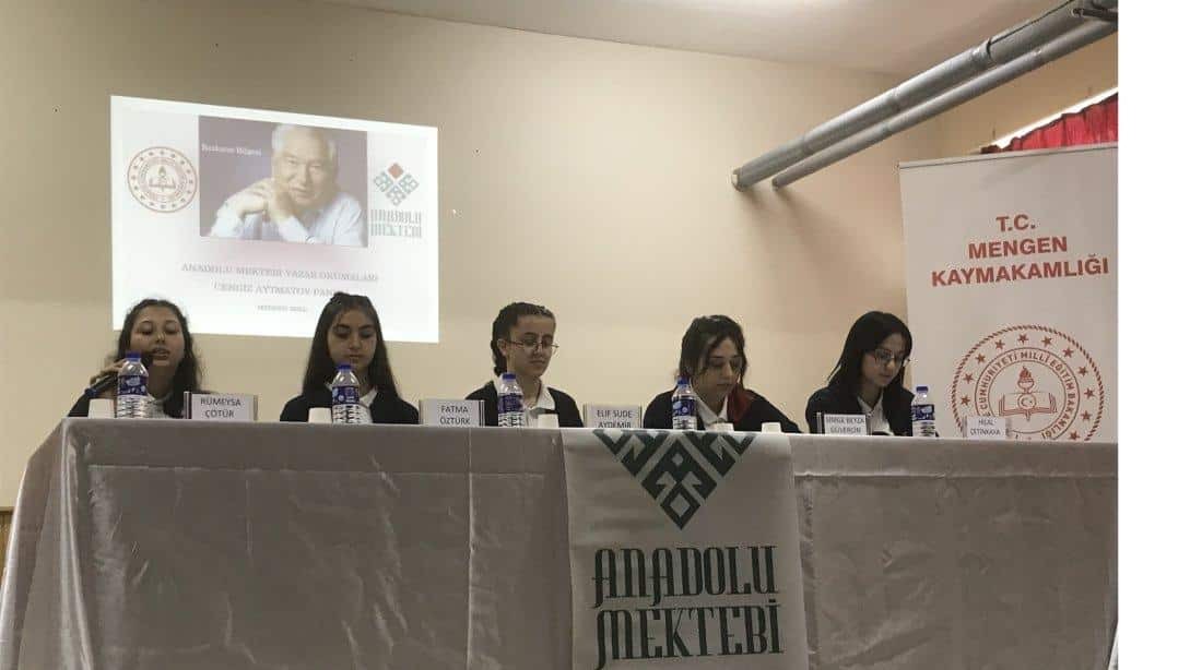 BOLU İL MİLLÎ EĞİTİM MÜDÜRÜ DR. CEMİL SARICI CENGİZ AYTMATOV PANELİNE KATILDI