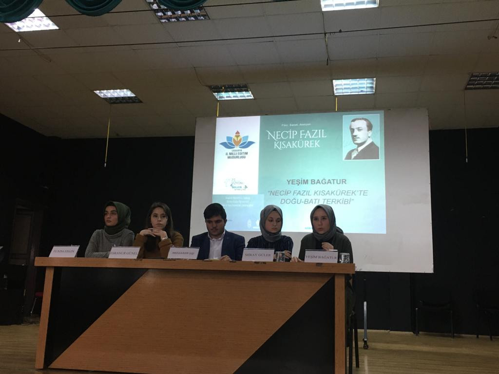 SAKARYA NECİP FAZIL KISAKÜREK PANELİ