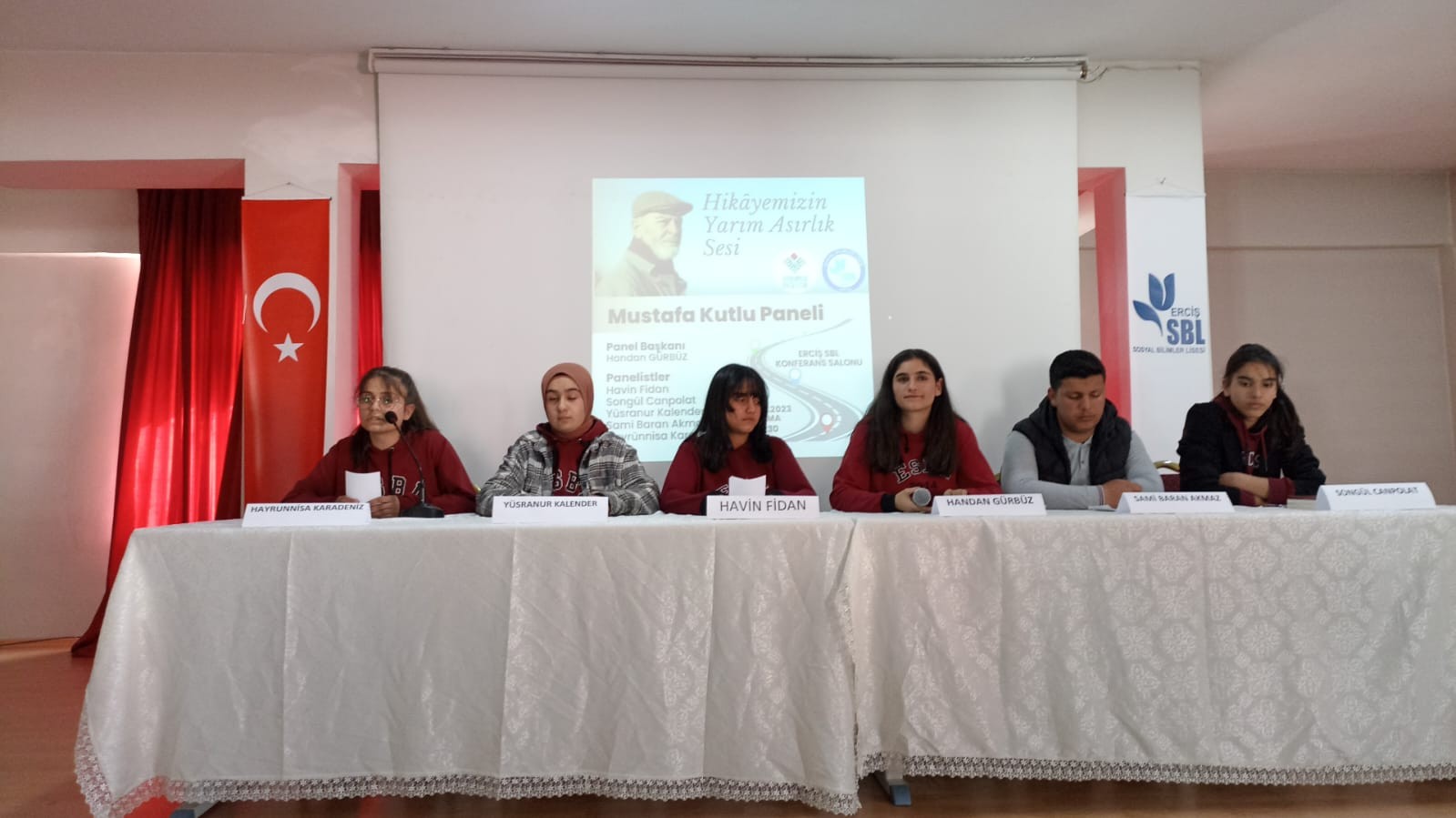ERCİŞ SOSYAL BİLİMLER LİSESİNDE MUSTAFA KUTLU PROGRAMI