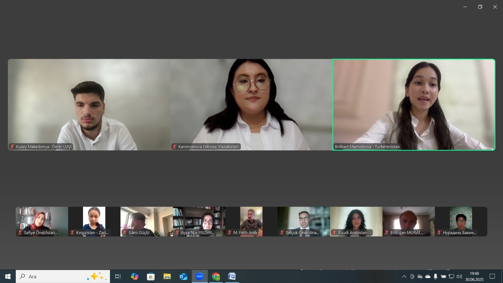 GÖNÜL COĞRAFYAMIZ MUSTAFA KUTLU DA BULUŞUYOR ULUSLARARASI PANELİ YAPILDI