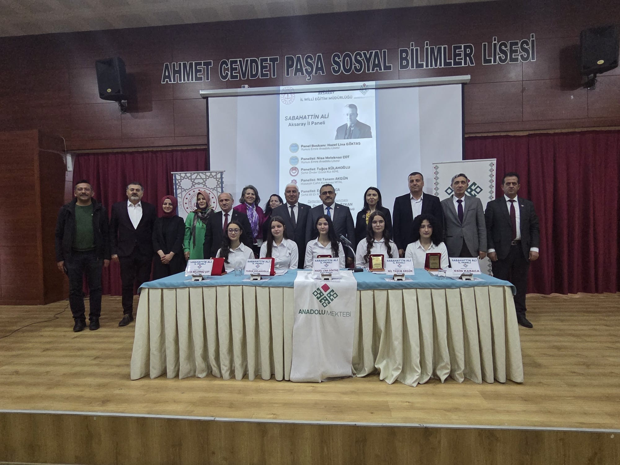 AKSARAY’DA ANADOLU MEKTEBİ SABAHATTİN ALİ İL PANELLERİ SUNULDU