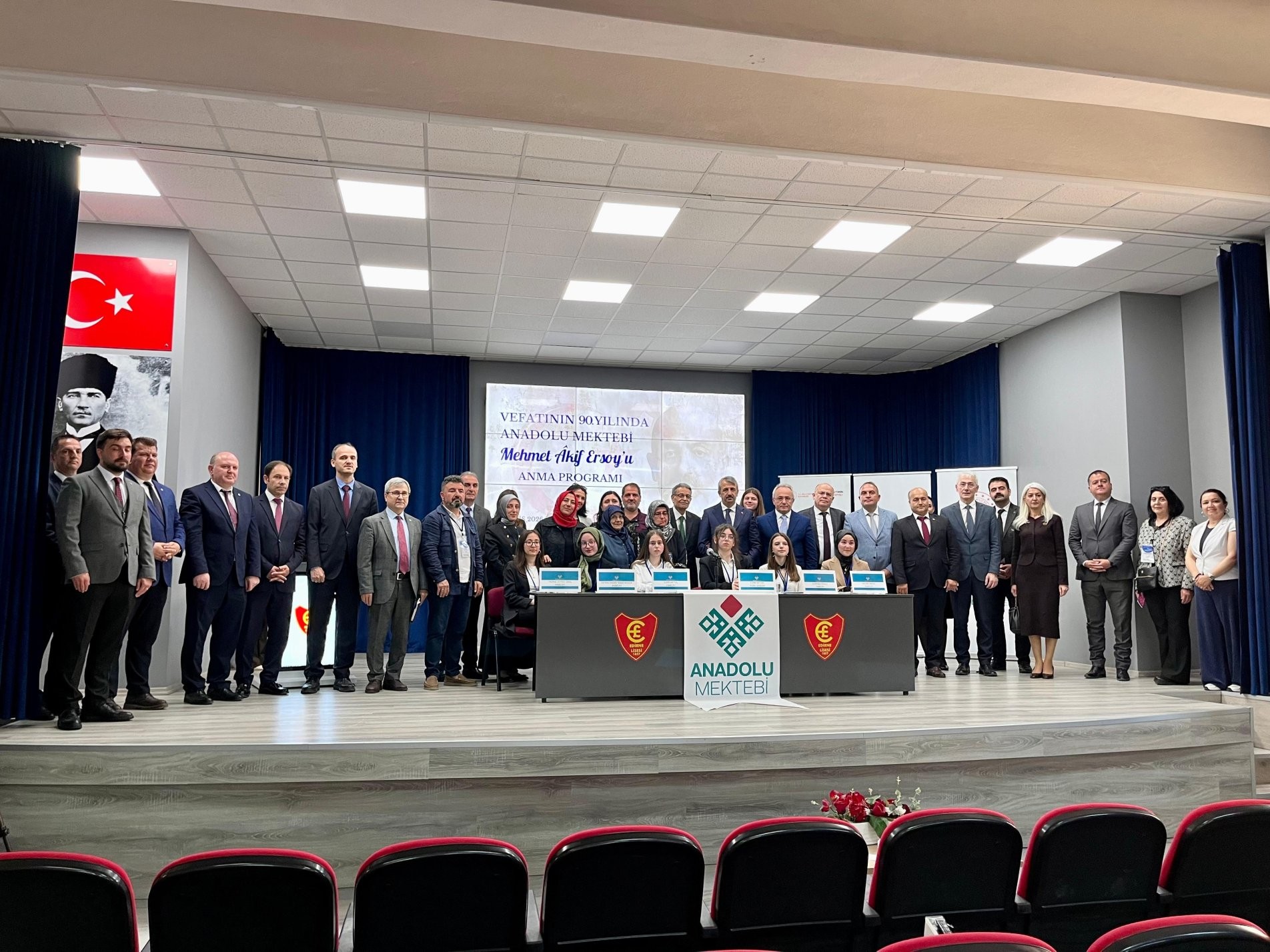 VEFATININ 90. YILINDA MEHMET ÂKİF ERSOY ANMA PROGRAMI EDİRNE’DE GERÇEKLEŞTİRİLDİ