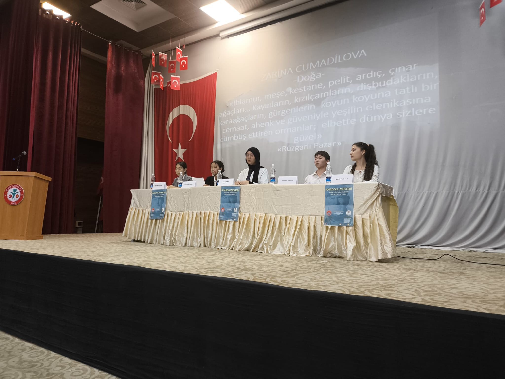 KIRGIZ- TÜRK ANADOLU LİSESİ MUSTAFA KUTLU PANELİ