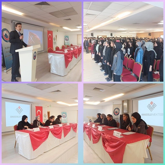 ANKARA ALTINDAĞ İMAM HATİP LİSESİ MUSTAFA KUTLU PANELİNİ YAPTI
